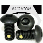 Button Socket Cap, Nylon Pellet, Thermal Black Oxide, Alloy 