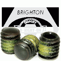 Oval Point Socket Set Screws,  Nylon Patch, Thermal Black Oxide, Alloy 