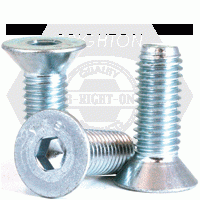 Metric 12.9 Flat Socket Cap, Din 7991, Zinc Cr+6, Alloy