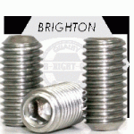 Cup Point Socket Set Screws, Stainless Steel 18 8 