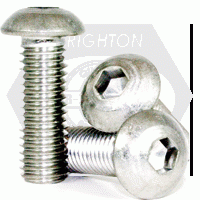 Button Socket Cap, Stainless Steel 18 8 