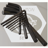 Hex Keys 8650 Alloy Set Plain (Usa) (Inch/Metric)