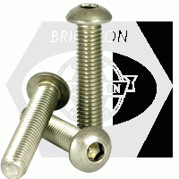 Metric Stainless A2 Button Socket Cap, Iso 7380
