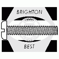 Machine Screws, Pan Slotted, Stainless Steel 18 8 