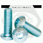 Metric 12.9 Button Socket Cap, Iso 7380, Zinc Bake Cr+3, Alloy