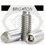 Half Dog Socket Set Screws, Stainless Steel 18 8 