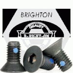 Flat Socket Cap, Nylon Pellet, Black Alloy 