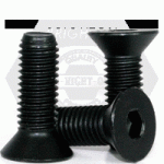 Metric 12.9 Flat Socket Cap, Din 7991, Thermal Black Oxide, Alloy