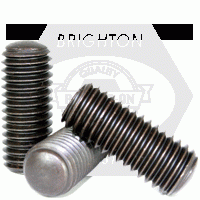 Oval Point Socket Set Screws, Thermal Black Oxide, Alloy 
