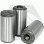 Metric Dowel Pins, Through Hardened, Pull Out, Din 7979, Plain, Alloy
