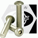 Metric Stainless A2 Button Socket Cap, Iso 7380