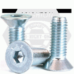 Metric 12.9 Flat Socket Cap, Din 7991, Zinc Cr+6, Alloy