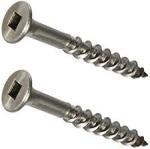 Woodex  Screws, Flat  Square Drive, Pltd