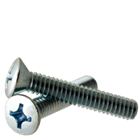 Machine Screw, Oval Head Phillips, Zinc Cr+3 
