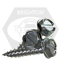 Self Piercing Screw, Zinc Cr+3, Low Carbon 