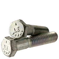 Grade 5 Hex Head Cap Screws Clear Zinc (USA)