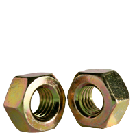HEAVY HEX NUT YELLOW ZINC