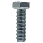 Grade 5 Hex Head Cap Screws JS500 Clear Zinc