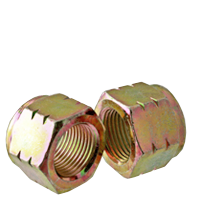 NYLON INSERT LOCKNUT YELLOW ZINC