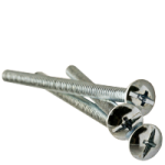 Machine Screw, Truss Head Phillips/Slotted Combo, Zinc Cr+3 