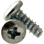 Thread Cutting Screw, Type 25(Bt), Zinc, Low Carbon 
