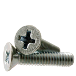 Machine Screw, Flat Head Phillips, Zinc Cr+3 